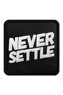 Parche Never Settle para Gorras BlackBork