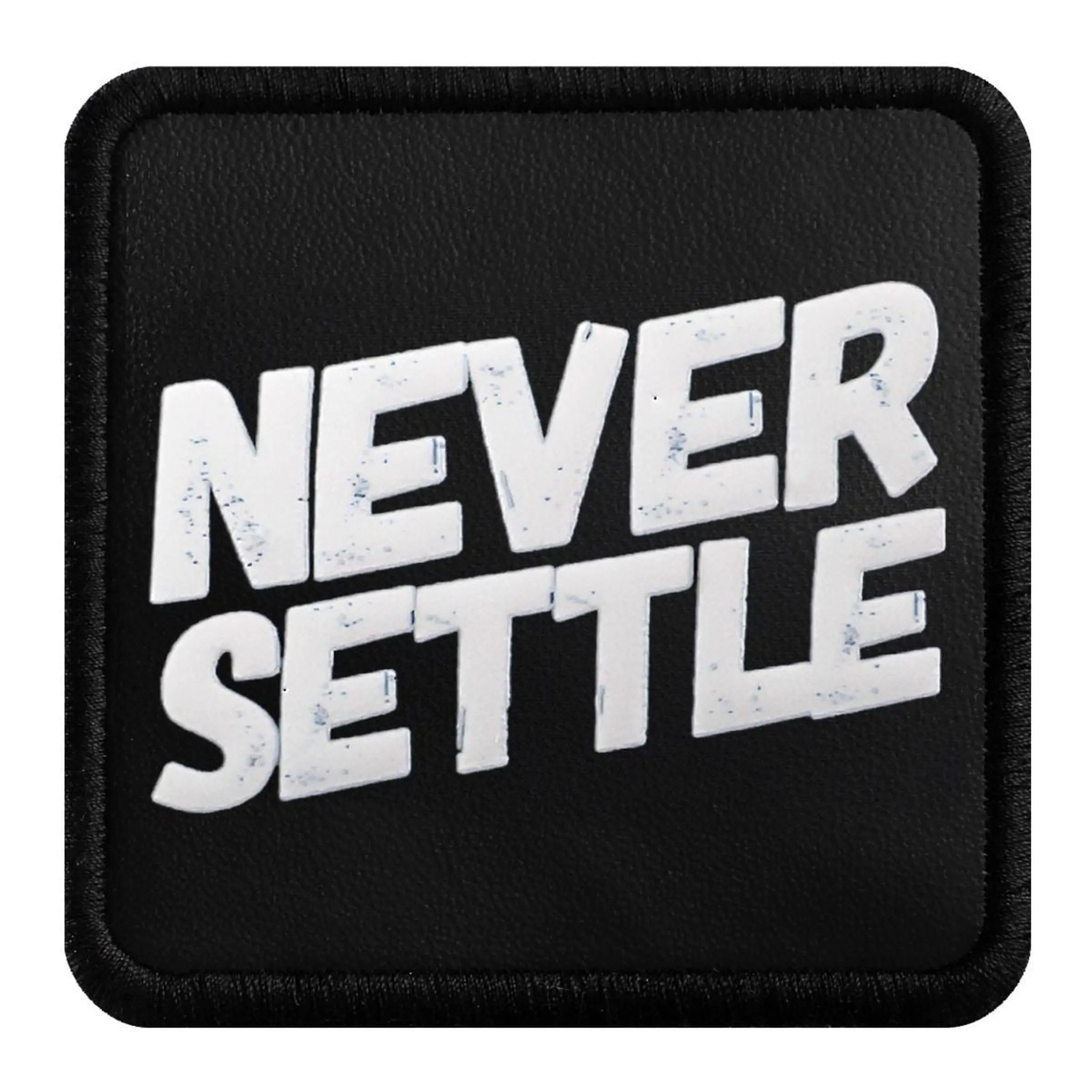 Parche Never Settle para Gorras BlackBork BlackBörk