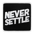 Parche Never Settle para Gorras BlackBork BlackBörk