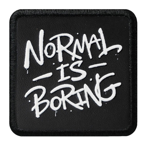 Parche Normal Is Boring para Gorras BlackBork BlackBörk