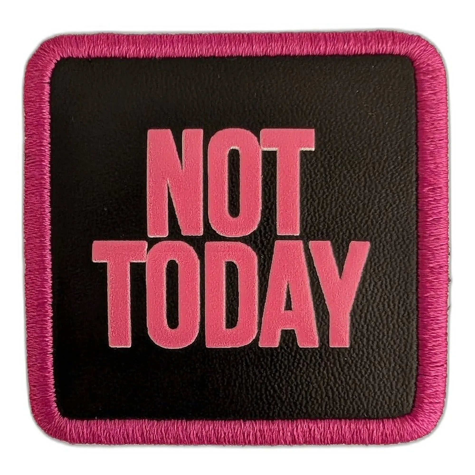 Parche Not Today para Gorras BlackBork BlackBörk