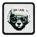 Parche Oso Dj para Gorras BlackBork