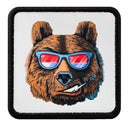 Parche Oso Gafas para Gorras BlackBork
