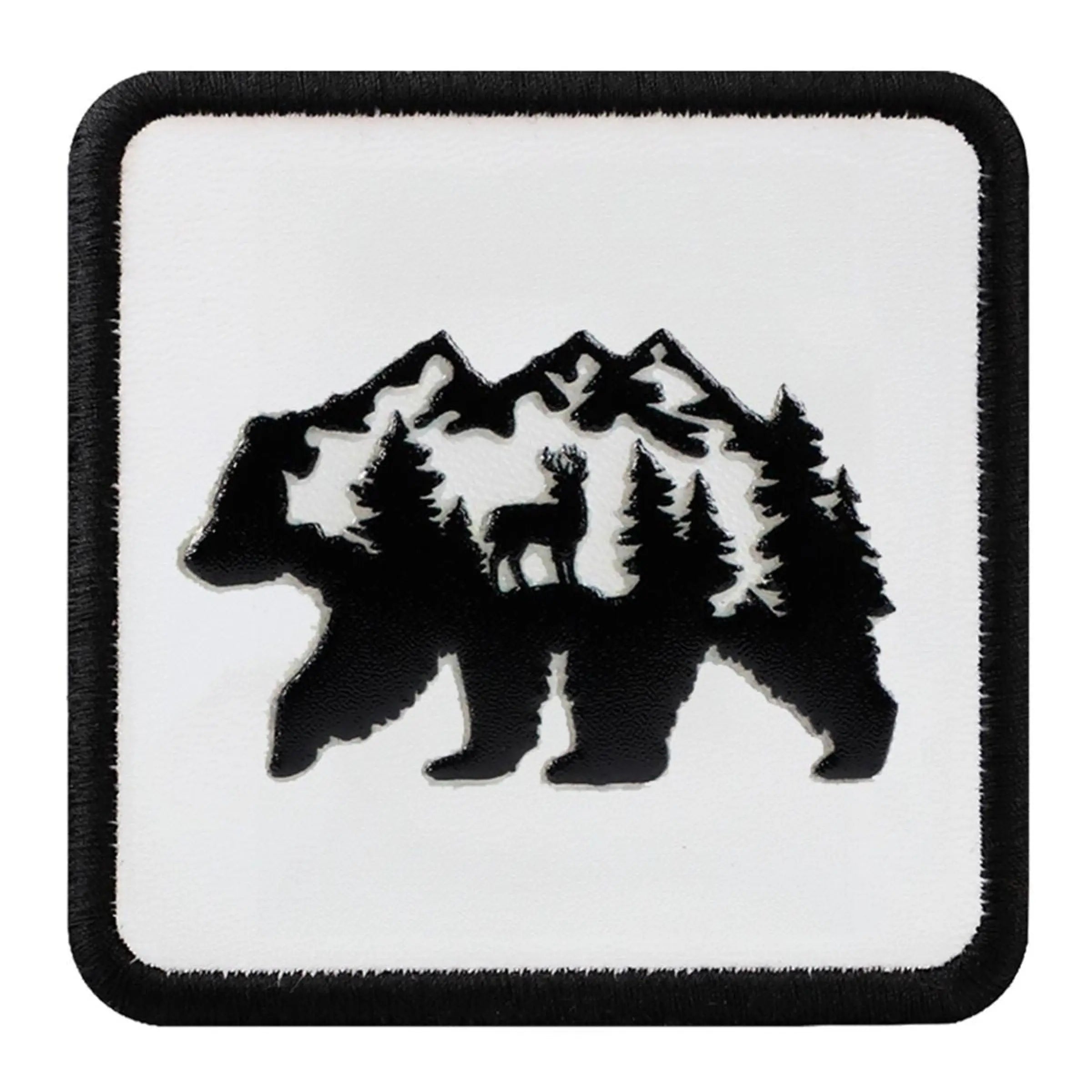 Parche Oso Montana para Gorras BlackBork BlackBörk