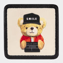 Parche Oso Smile para Gorras BlackBork