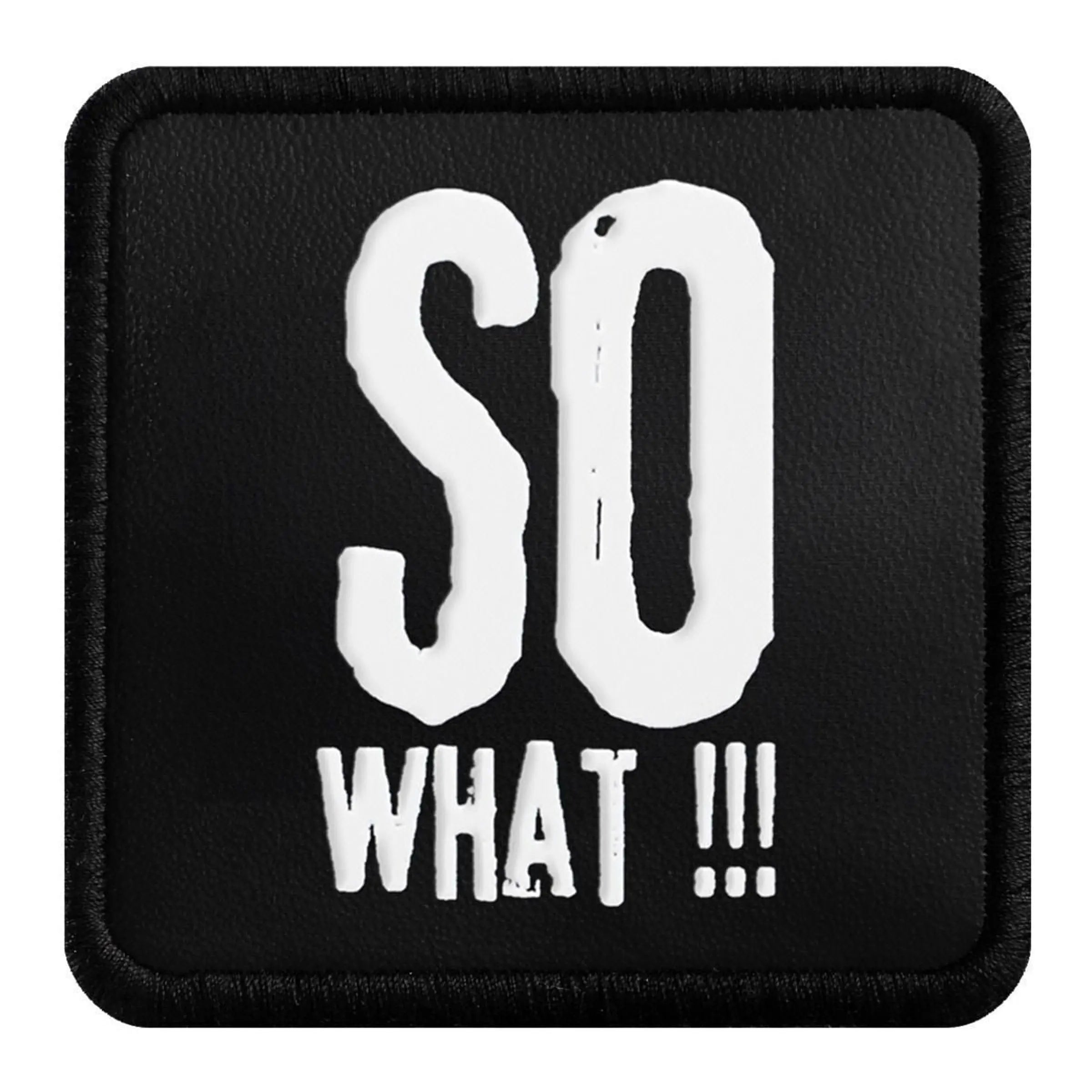 Parche So What para Gorras BlackBork BlackBörk