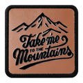 Parche Take Me To The Mountains para Gorras BlackBork BlackBörk
