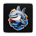 Parche Tiburon Niños para Gorras BlackBork