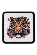 Parche Tigre Floral para Gorras BlackBork