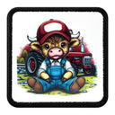 Parche Vaca Gorra Rojo Niños para Gorras BlackBork - Amazon ready