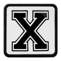 Parche Letra X para Gorras BlackBork BlackBörk