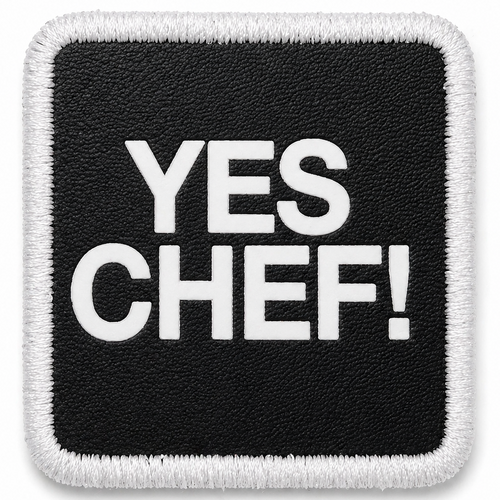 Parche Yes Chef para Gorras BlackBork BlackBörk