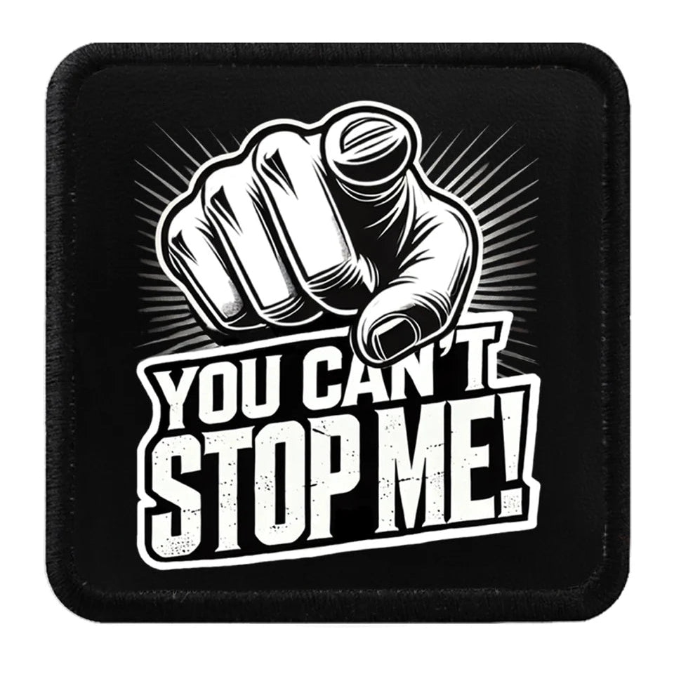 Parche You Can't Stop Me para Gorras BlackBork BlackBörk