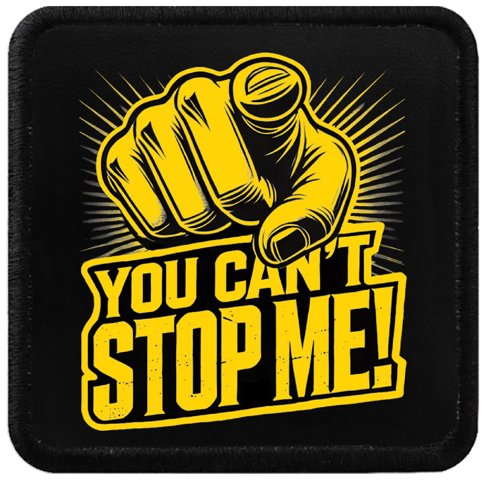 Parche You Can't Stop Me para Gorras BlackBork BlackBörk